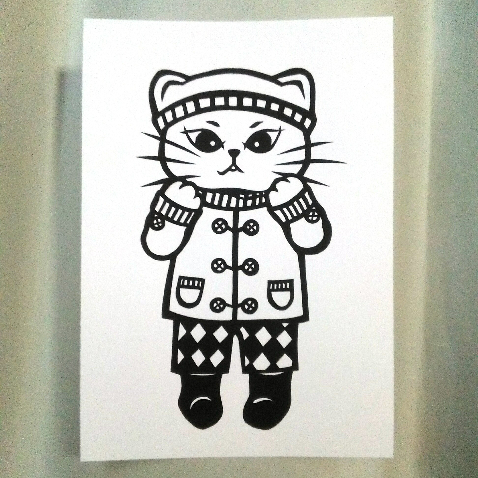 イラスト原画 「サングラスの娘」 【公式通販】