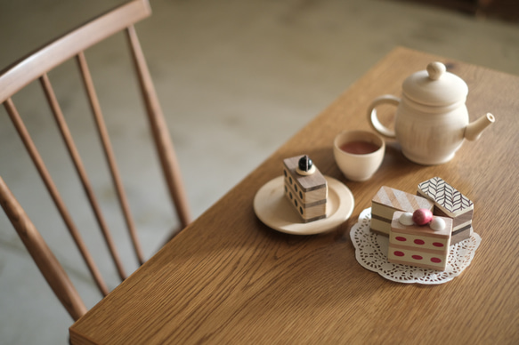 millefeuille set オシャレなおままごと フランス パティスリー 豪華セット 木のおもちゃ 14枚目の画像