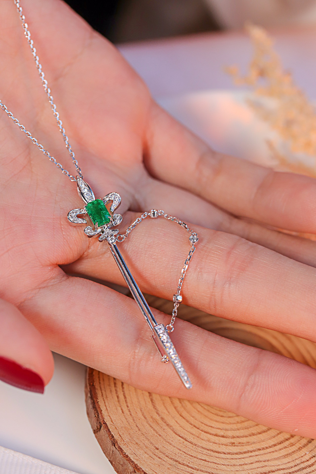 トラディショナルウェザーウエア ☆レア商品 キーモチーフネックレス