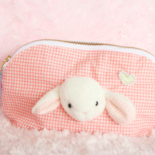 確認用 人気作家様 ぬいぐるみ ポーチ 白うさぎ 兎 うさぎさんの