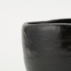 「楽入窯製　黒楽茶碗」 茶道具　抹茶碗　楽焼 6枚目の画像