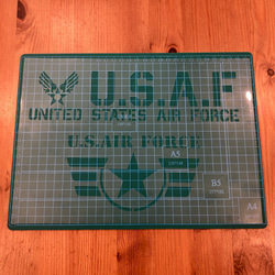 No.196 ステンシルシート送料込 U.S.ARMY アメリカン USAF ミリタリー　空軍　 2枚目の画像