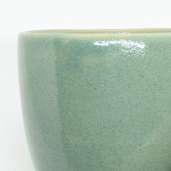 湯呑み・フリーカップ　〜明るい翠釉〜 4枚目の画像