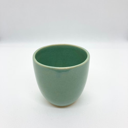 湯呑み・フリーカップ　〜明るい翠釉〜 2枚目の画像