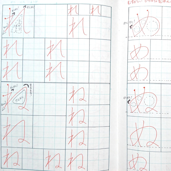 小学2年生以上【1冊60ページ】オーダー硬筆練習帳／ひらがな／漢字／名前／住所 3枚目の画像