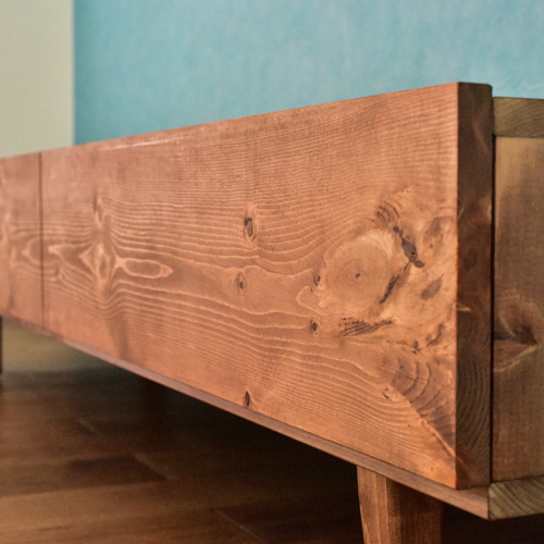 無垢】テレビボード 200㎝オーク色 TVボード テレビ台・テレビボード