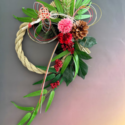 手作りキット＊新作＊新年を祝うお正月飾り＊幸マムと鶴舞う縁起しめ縄