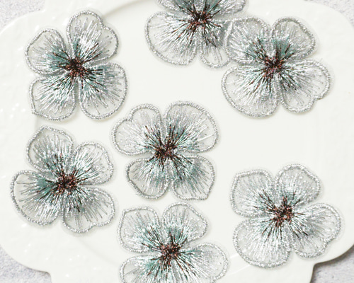 AR23837＊フラワー刺繍モチーフオフショルダーlongdress＊nvS  