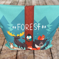 森林坐墊 夜間森林中的動物-絲柏香味- 第6張的照片