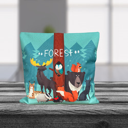 森林坐墊 夜間森林中的動物-絲柏香味- 第7張的照片