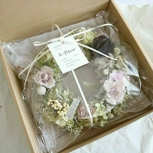フレッシュブルーアイスのクリスマスリース リース K-FLEUR 通販
