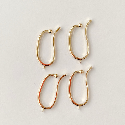 14kgfイヤリングパーツ50個(25ペア