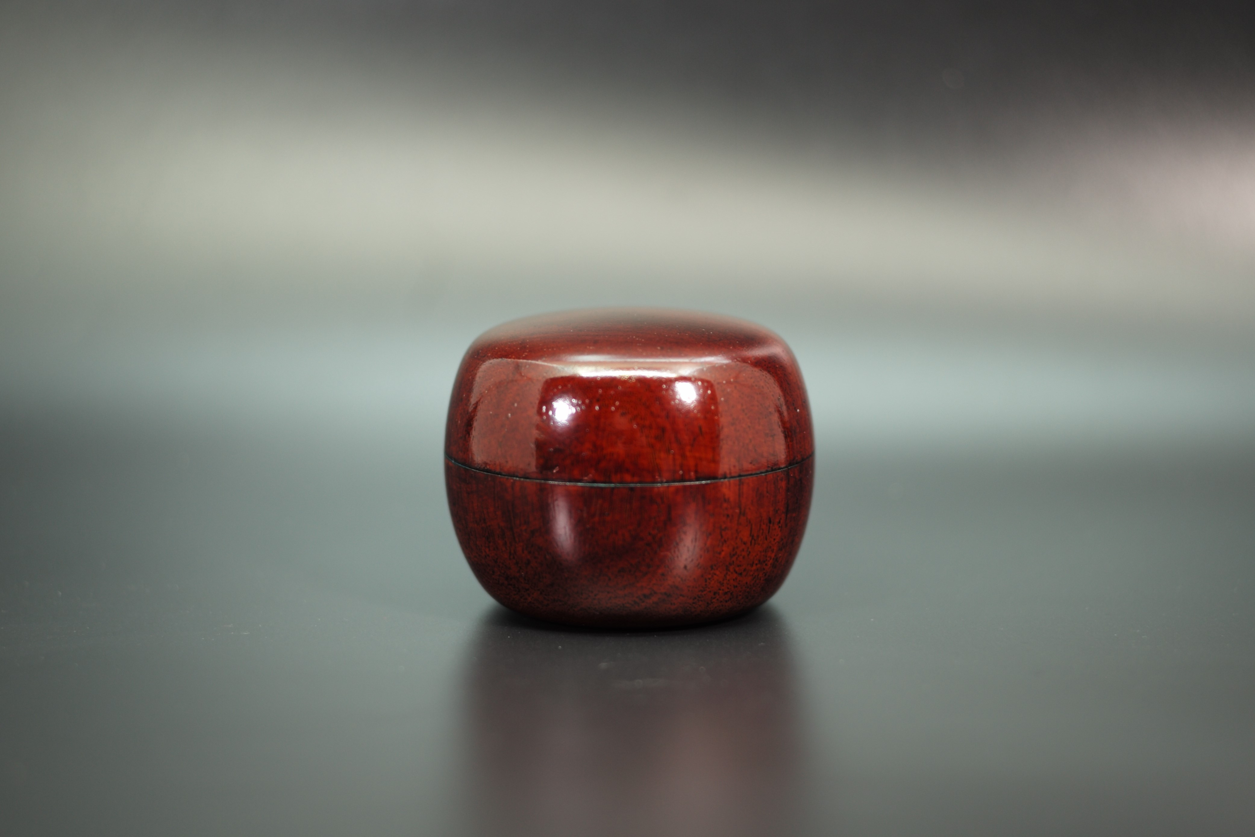 Urushi Box  摺漆浅黄色漆(花梨)