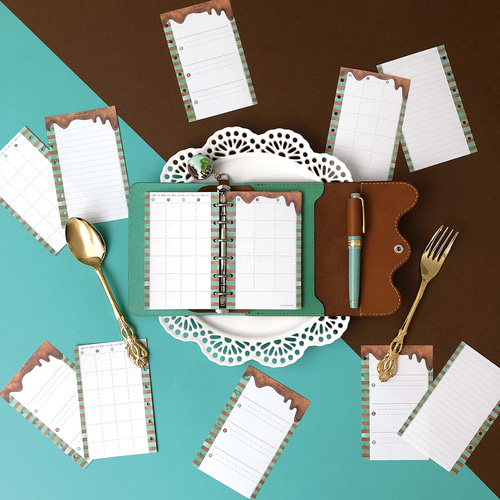 ミニ6用】チョコミントリフィル / 3種 << SUB×MISSION >> 手帳 SUB