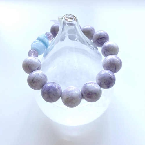 5-489 マトリックスフローライトとラリマーのくまちゃんのブレスレット ブレスレット soyo_soyo_crystal 通販|Creema(クリーマ) 14995240 5-489 マトリックスフローライトとラリマーのくまちゃんのブレスレット ブレスレット soyo_soyo_crystal 通販|Creema(クリーマ) 14995240