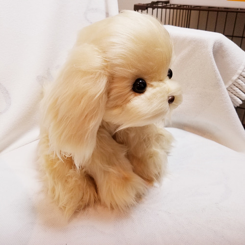 ぬいぐるみ、トイプードル、ハンドメイド、抱きしめられるサイズ、お