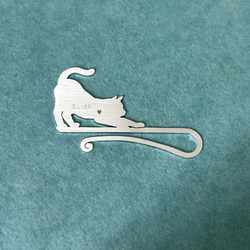 Cat-8 Bookmark Clip Stretching Cat(Order Production) 4枚目の画像