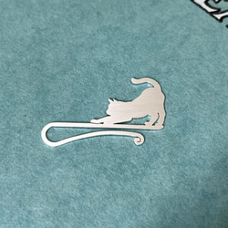 Cat-8 Bookmark Clip Stretching Cat(Order Production) 3枚目の画像