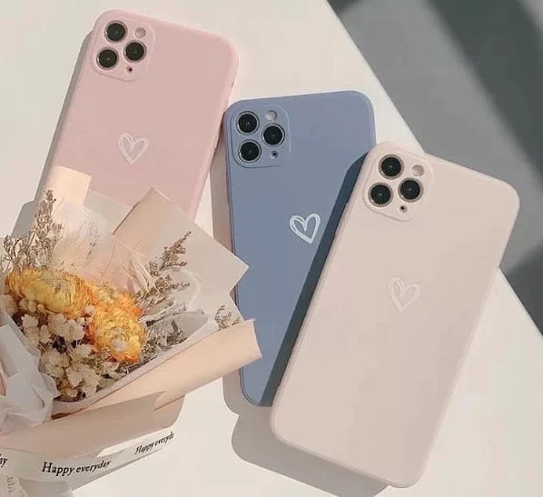 パステル ソフト ハート iPhone ケース iPhone 14|13|12|12用