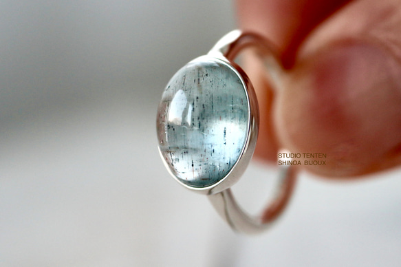 [人魚のmoss aquamarine]ring 1枚目の画像