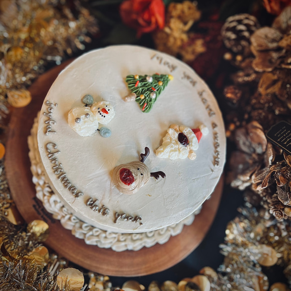 Christmas Cake / クリスマスホールケーキ /クリスマス 3枚目の画像