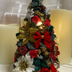 卓上 電飾付き 19cm クリスマスツリー 4枚目の画像