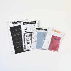 韓国ステッカー4種セットver.01 シール・ステッカー MAGICDIARY