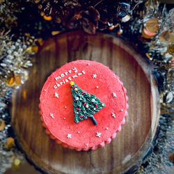 Christmas tree Cake / クリスマスホールケーキ /クリスマス 2枚目の画像