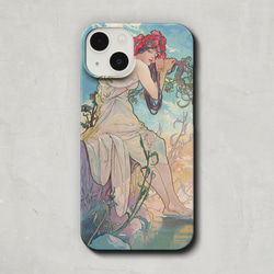 スマホケース / ブルーノ リリエフォッシュ「夏 の 草地 の 猫