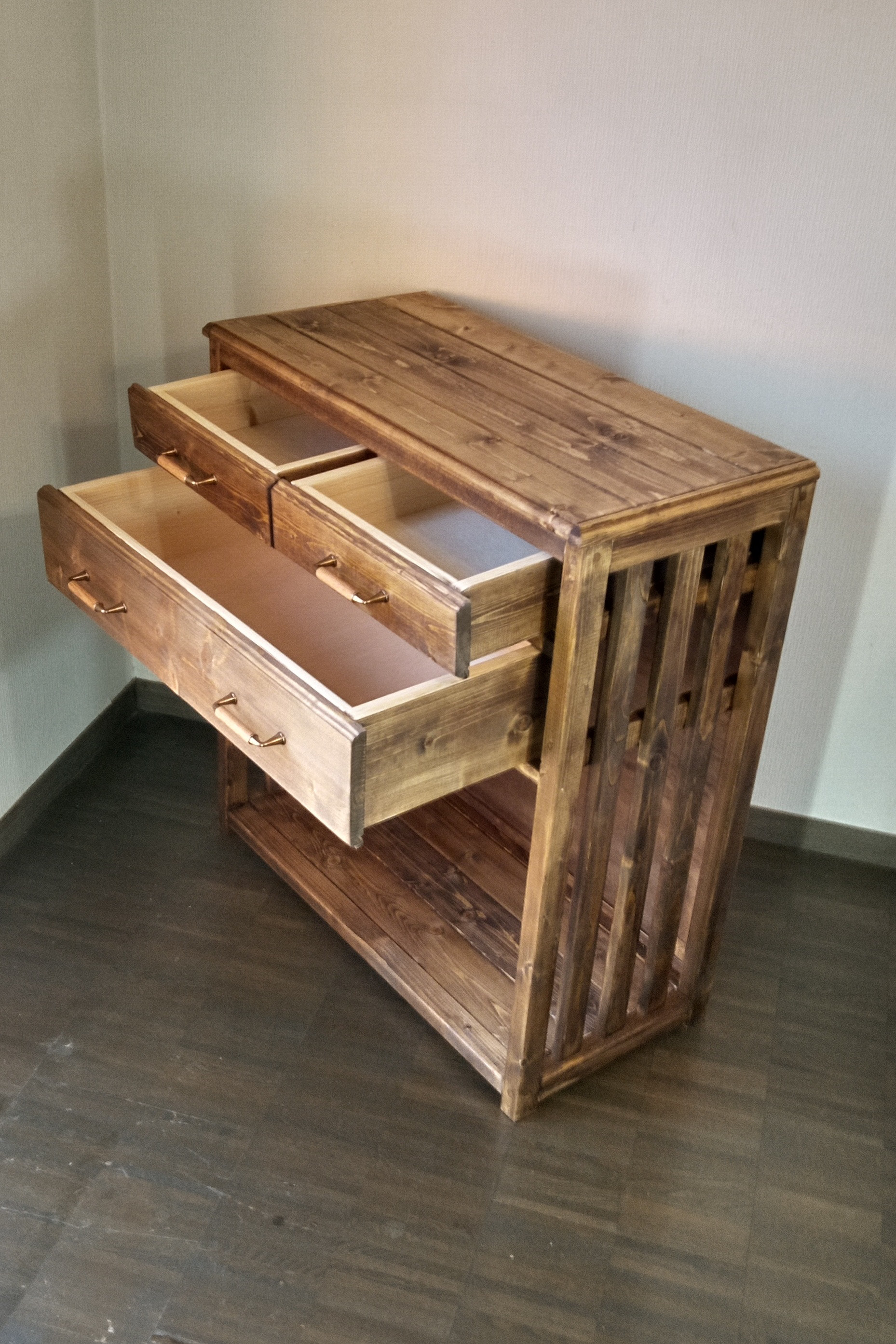 No79、【市販にはない】キャビネット、天然無垢材、アンティーク