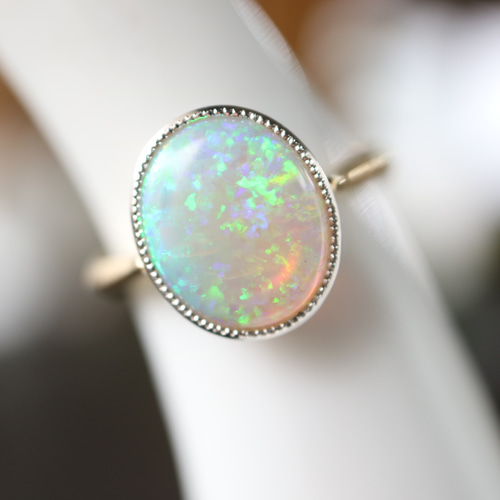 オパール指輪 指輪・リング YUDA 通販 14997801｜Creema(クリーマ)