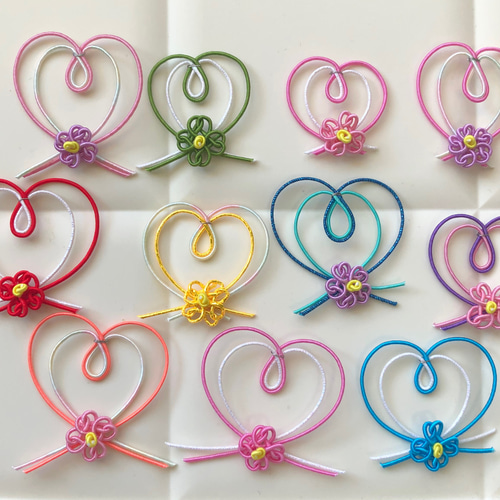 水引パーツ　梅結び　450個 水引パーツ 梅結び 450個 楽天市場】KIYOHARA 清原 MIZUHIKI