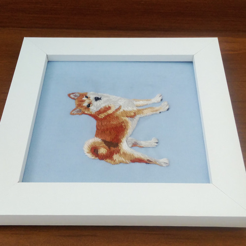 H.P. FRANCE 動物刺繍アート フレーム付き H.P. FRANCE 動物刺繍アート フレーム付き H.P. FRANCE 動物刺繍