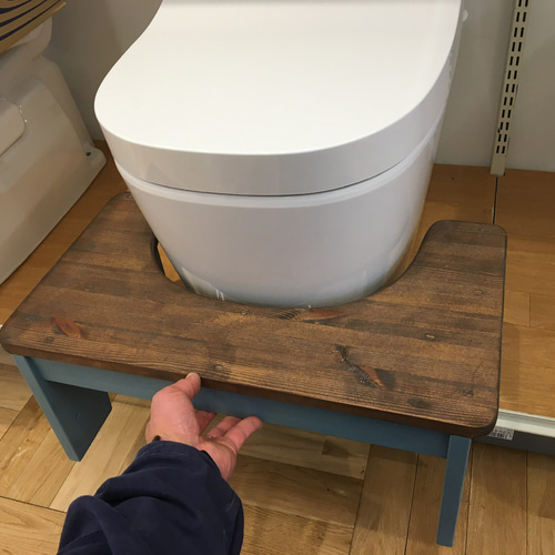 トイレの踏み台（くびれのない洋式トイレ用） その他家具 Wood Spock
