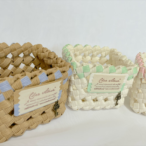 あゆみ様専用 エコクラフト カワイイカゴ