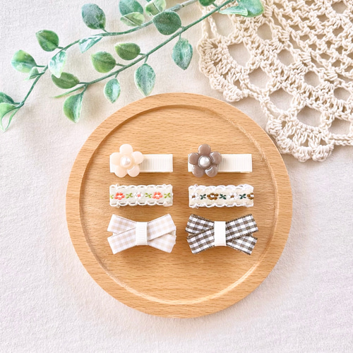 チロリアンリボン】ベビーヘアクリップ キッズヘアクリップ