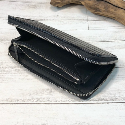鰐革】墨染めフルラウンドファスナーロング財布 長財布 Sigma 通販