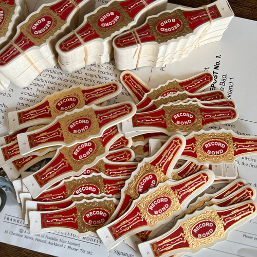 シガーバンド☆30枚入・ビンテージ【mc】 その他素材 makitaネコポス