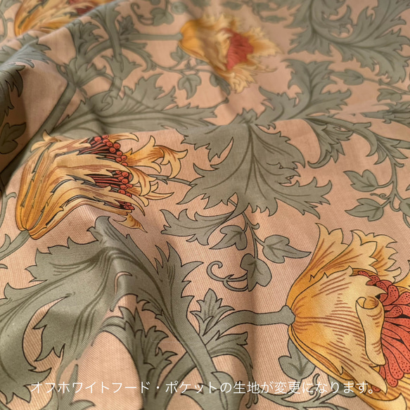 ■10 天內出貨 ■ [3 種顏色可選] 這款採用再生羊毛製成，「莫里斯世界在斗篷外套中栩栩如生。」秋冬款斗篷連帽披肩 第18張的照片