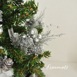 卓上ツリー　シルバーベルとシルバーブーケのクリスマスツリー　Petit Tree プティツリー　キラキラ　ミニクリスマス 11枚目の画像