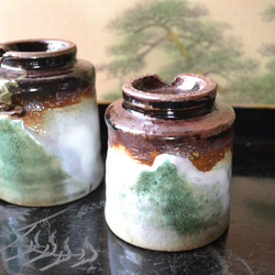 セット特割！】三彩釉 品のある湯呑セット 夫婦湯呑み ペア湯呑み ☆萩