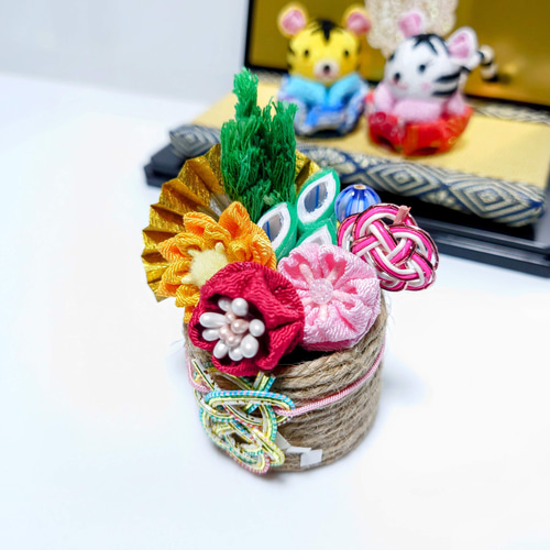 お正月飾り】≪2022年とら年バージョン≫可愛いトラと門松、屏風