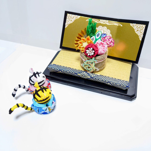 【!商品説明欄必読!】お正月飾り～可愛いトラと門松、屏風のセット～【寅年】 商品説明欄必読!】お正月飾り～可愛いトラと門松、屏風のセット