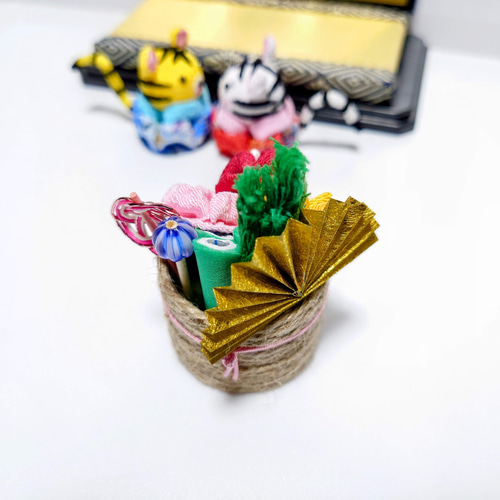 【!商品説明欄必読!】お正月飾り～可愛いトラと門松、屏風のセット～【寅年】 商品説明欄必読!】お正月飾り～可愛いトラと門松、屏風のセット