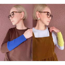 RATA❤️有3種顏色可選❤️有M＆L可選❤️修身針織❤️日本製造的原創套頭衫❤️可選顏色❤️顏色協調的針織 第2張的照片