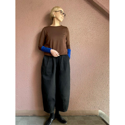 RATA❤️有3種顏色可選❤️有M＆L可選❤️修身針織❤️日本製造的原創套頭衫❤️可選顏色❤️顏色協調的針織 第12張的照片