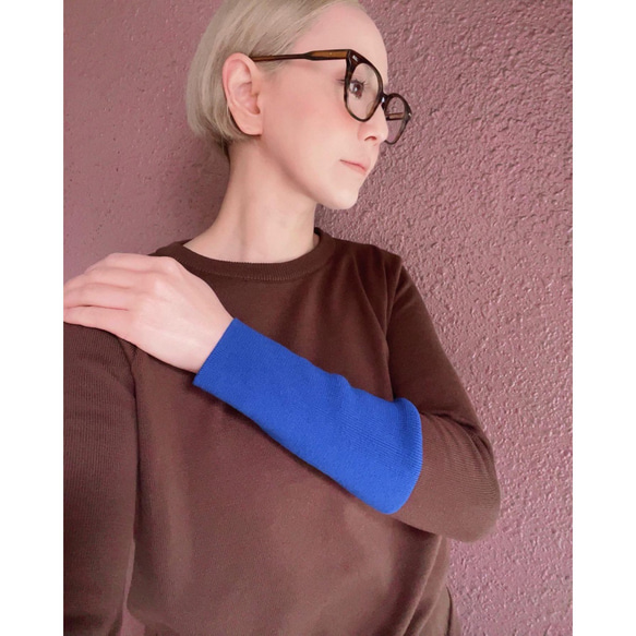 RATA❤️有3種顏色可選❤️有M＆L可選❤️修身針織❤️日本製造的原創套頭衫❤️可選顏色❤️顏色協調的針織 第6張的照片