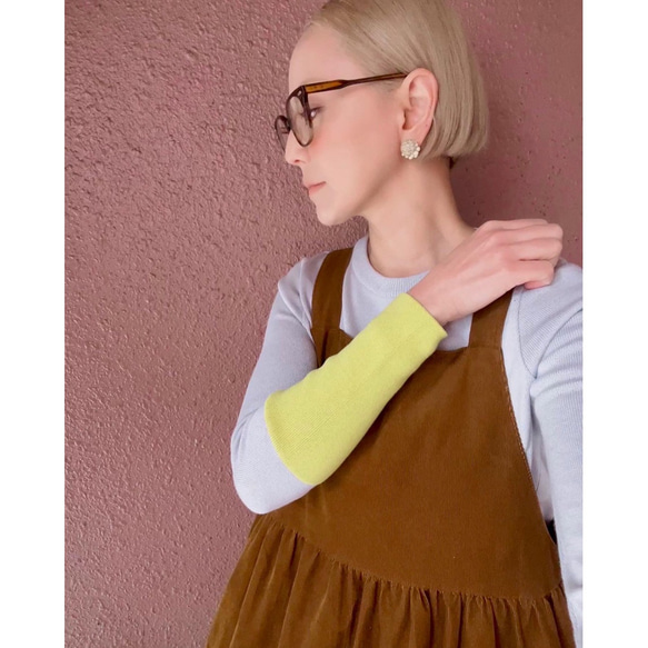 RATA❤️有3種顏色可選❤️有M＆L可選❤️修身針織❤️日本製造的原創套頭衫❤️可選顏色❤️顏色協調的針織 第3張的照片