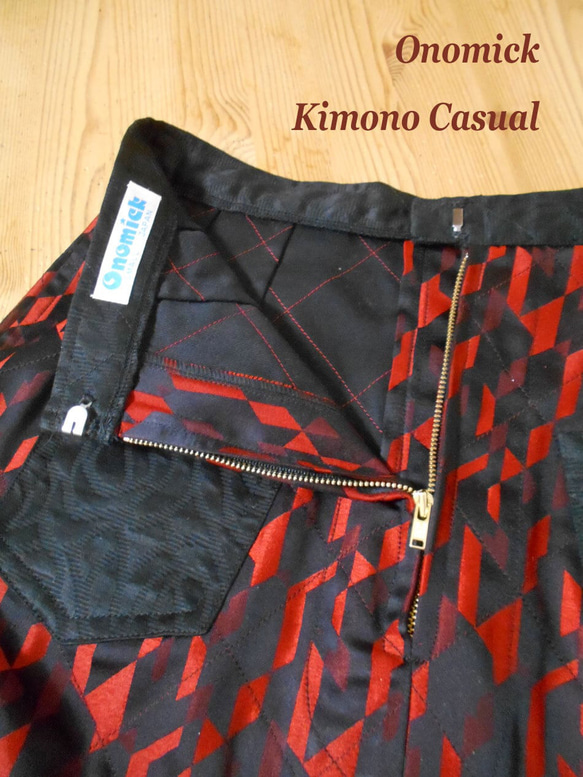 道行コートのタイトスカート Kimono Skirt WS-016/S 14枚目の画像