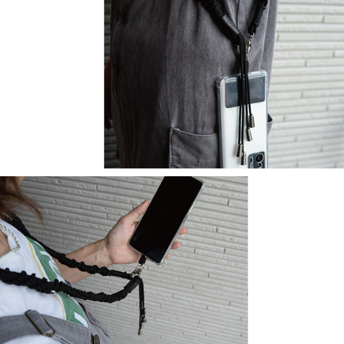 パラコードをしっかりと編み込んだスマホショルダー カメラ パラコードをしっかりと編み込んだスマホショルダー カメラ